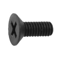 Гвинт пластиковий M3x10 потайна головка, чорний
