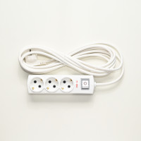 Подовжувач Magnetik із заземленням  і вмикачем 3 р. 2 м. (MAG 3011-22)