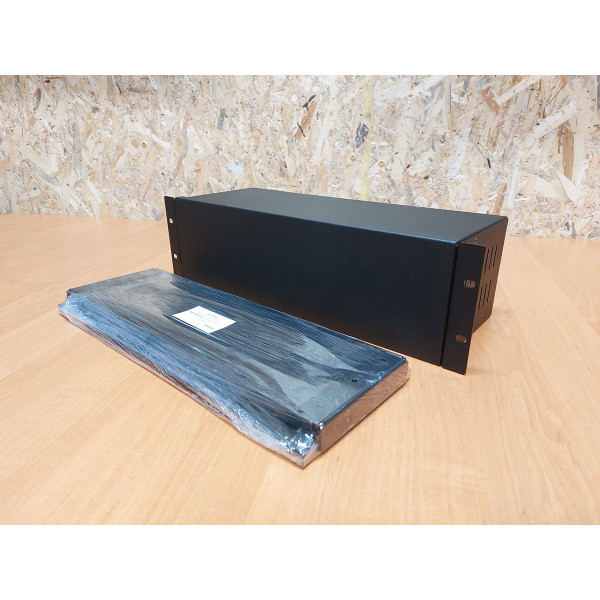 Корпус металевий MiBox Rack 3U, модель MB-3160vSP (Ш483(432) Г162 В132) чорний