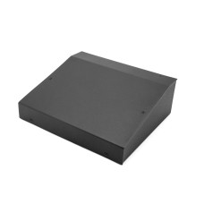 Корпус металевий MiBox з похилою панеллю MB-25 (Ш230 Г200 В80) чорний