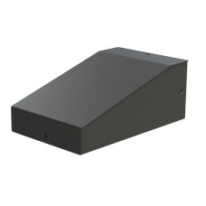 Корпус металевий MiBox з похилою панеллю MB-8 (Ш90 Г125 В60) чорний