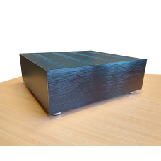Корпус металевий MiBox з алюмінієвою панеллю MB-26 (Black) (Ш430 Г387 В132) чорний