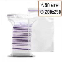 Пакети з замком Zip-Lock - 200×250 (100 шт.)