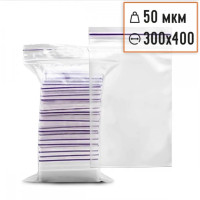 Пакети з замком Zip-Lock - 300×400 (100 шт.)