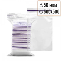 Пакеты с замком Zip-Lock - 500×500 (100 шт.)
