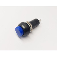 Кнопка PBS-11B СИНЯ без фіксації, OFF-(ON), 1A/250VAC, 2pin