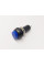 Кнопка PBS-11B СИНЯЯ без фиксации, OFF-(ON), 1A/250VAC, 2pin