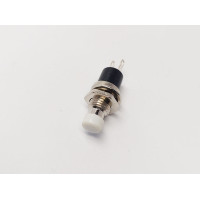 Кнопка PBS-105 БІЛА без фіксації NO, OFF-(ON), 0.5A/250VAC, 2pin