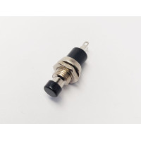Кнопка PBS-105 ЧЕРНАЯ без фиксации NO, OFF-(ON), 0.5A/250VAC, 2pin