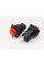 Кнопка DS-225 КРАСНАЯ без фиксации, OFF-(ON), 1A/250VAC, 2pin