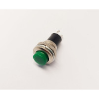 Кнопка DS-316 ЗЕЛЕНА без фіксації, OFF-(ON), 0.5A/250VAC, 2pin
