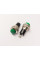Кнопка DS-316 ЗЕЛЕНАЯ без фиксации, OFF-(ON), 0.5A/250VAC, 2pin