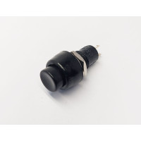Кнопка DS-451 ЧОРНА без фіксації, OFF-(ON), 2A/250VAC, 2pin