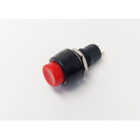 Кнопка DS-451 КРАСНАЯ без фиксации, OFF-(ON), 2A/250VAC, 2pin