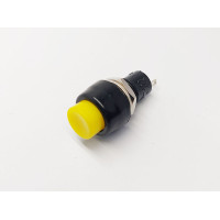 Кнопка DS-451 ЖЕЛТАЯ без фиксации, OFF-(ON), 2A/250VAC, 2pin