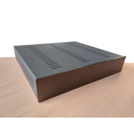 Корпус металлический MiBox с алюминиевой панелью MB-29(Black) (Ш364 Г340 В65) черный