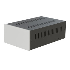 Корпус металевий MiBox з алюмінієвою панеллю MB-22 (Ш170 Г265 В90) чорний, RAL9005(Black textured)