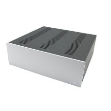 Корпус металевий MiBox з алюмінієвою панеллю MB-21 (Ш320 Г3100 В100) чорний