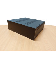 Корпус металевий MiBox з алюмінієвою панеллю MB-19 (Black) (Ш260 Г252 В80) чорний