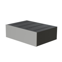Корпус металлический MiBox с алюминиевой панелью MB-32 (Ш430 Г310 В132) черный