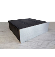 Корпус металевий MiBox з алюмінієвою панеллю MB-19 (Silver) (Ш260 Г252 В80) чорний