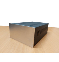 Корпус металевий MiBox з алюмінієвою панеллю MB-22 (Silver) (Ш170 Г267 В90) чорний
