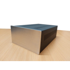 Корпус металлический MiBox с алюминиевой панелью MB-22 (Silver) (Ш170 Г267 В90) черный