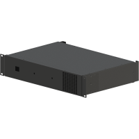 Корпус MiBox для усилителя мощности звука, модель MB-2300v1 (Ш483(432) Г325(300) В88) черный