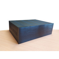 Корпус металевий MiBox з алюмінієвою панеллю MB-32 (Black) (Ш430 Г310 В132) чорний