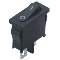 Переключатель клавишный KCD1-110 ON-OFF 2pin черный