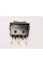 Переключатель клавишный KSD3-123-4, 1 группа, (ON)-OFF-(ON), 3 pin, 15A 250VAC, черный