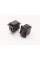 Переключатель клавишный KCD1-202-1, 2 группы, ON-OFF-ON, 6 pin, 6A 250VAC/10A 125VAC, черный
