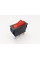 Переключатель клавишный KСD3-101N, с подсветкой, 1 группа, ON-OFF, 3 pin, 15A 250VAC, красный
