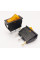 Переключатель клавишный KСD3-101N, с подсветкой, 1 группа, ON-OFF, 3 pin, 15A 250VAC, желтый