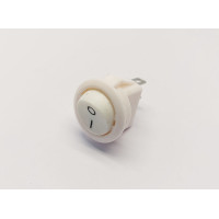 Перемикач клавішний KCD5-101-2, 1 група, ON-OFF, 2 pin, 3A 250VAC/6A 125VAC, білий