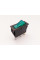 Переключатель клавишный KСD3-101N, с подсветкой, 1 группа, ON-OFF, 3 pin, 15A 250VAC, зеленый