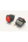 Переключатель клавишный KCD5-101N-2, с подсветкой, 1 группа, ON-OFF, 3 pin, 3A 250VAC/6A 125VAC, красный