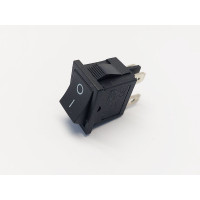 Переключатель клавишный MRS-201-15, 2 группы, ON-OFF, 4 pin, 6A 250VAC/10A 125VAC, черный