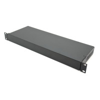 Корпус металевий MiBox Rack 1U, модель MB-1160vS (Ш483(432) Г162 В44) чорний