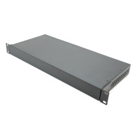Корпус металлический MiBox Rack 1U, модель MB-1200vS (Ш483(432) Г202 В44) черный