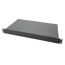 Корпус металевий MiBox Rack 1U, модель MB-1260S (Ш483(432) Г262 В44) чорний